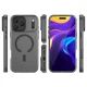 Magnetic Abrasive iPhone 17 Pro Case with MagSafe, Matte Black