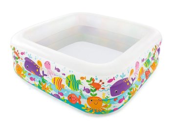 INTEX Aquarium Inflatable Kids Pool 159 x 159 x 50 cm 57471