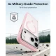 ESR Classic Hybrid Kickstand MagSafe case for iPhone 18 Pro / 17 Pro, matte pink
