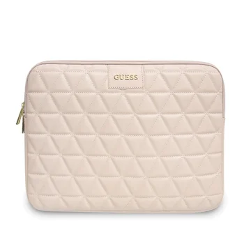 Guess Quilted Laptop Sleeve for 13", Pink
