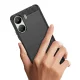 Carbon Case Silicone Cover for Xiaomi Redmi 13C, Black
