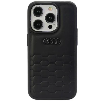 Audi iPhone 15 Pro Max Case GT Synthetic Leather, Black