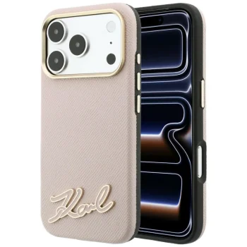 Karl Lagerfeld MagSafe Case for iPhone 18 Pro Max / 17 Pro Max - Pink