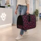 XL Pet Carrier Bag for Dogs and Cats, 51.5x28.5x21 cm, Black