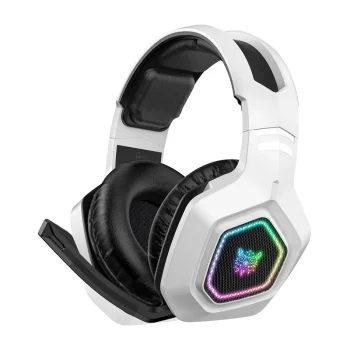 ONIKUMA B100 Wireless Gaming Headphones, Bluetooth / 2.4GHz, White