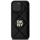 DKNY iPhone 16 Pro Case Quilted Stack Logo, Black