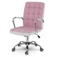 Ergonomic Office Chair Sofotel Benton for Home Office, Pink and White