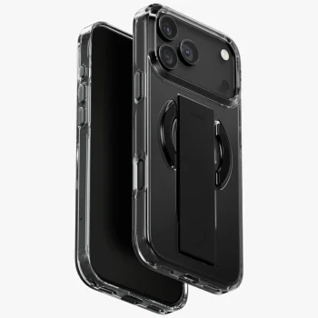 Uniq Heldro Air Case for iPhone 17 Pro Max Magclick Charging, Black