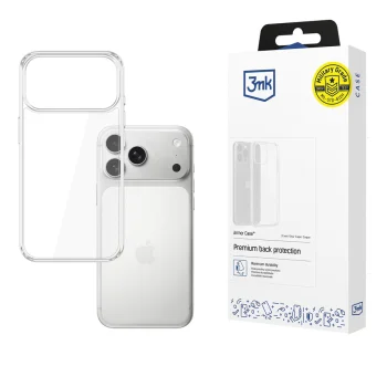 3mk Armor Case for Apple iPhone 17 Pro Max / 18 Pro Max - Transparent
