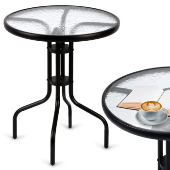 Sofotel So-981 Round Garden Table, 60 x 71 cm