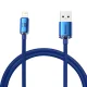 Baseus Crystal Shine USB to Lightning Cable 2.4A 1.2m Blue