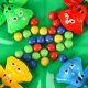 Hungry Frogs Skill Game 4 Players 3+ XXL Green