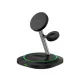 Tech-Protect QI15W-A46 3in1 Magnetic MagSafe Wireless Charger - Black