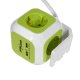 Greenblue MagicCube Power Strip with 4 Outlets & 2 USB Ports (1.4m), German Plug