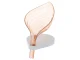 Leaf-Shaped Soap Dish with Drain, Orange