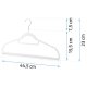 Velvet Clothes Hanger, 20 pcs, Massido MS-859