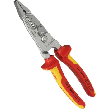Knipex 13 76 200 ME Multifunction Electrician's Pliers, VDE, 200 mm
