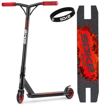 Soke Evo Stunt Scooter, Red