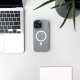 Glitter Case MagSafe for iPhone 16 Pro Max, White with Glitter