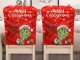 Christmas Chair Back Cover, Grinch