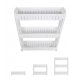 Leobert Mobile Shelving Unit on Wheels, 3 Shelves, White