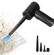 Cordless Air Duster for Electronics Cleaning, 100W, Black