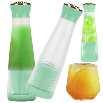 Portable Wireless USB Smoothie Blender 400ml, Green