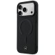 Mercedes Leather 3D MagSafe Case for iPhone 17 Pro Max, Black