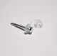 Fastening Screws for Wood with Gasket and Cap 6 x 50 mm, 50 pcs