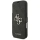 Guess Book 4G Metal Logo Wallet Case for iPhone 18 Pro / 17 Pro - Black