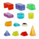 Magnetic Building Blocks with Glowing Elements, 3D Figures, 64 pcs