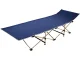 Folding Camping Bed Portable Travel Cot with Carry Bag, Blue