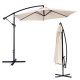 Large 3m Cantilever Garden Parasol with Crank MultiGarden, Beige