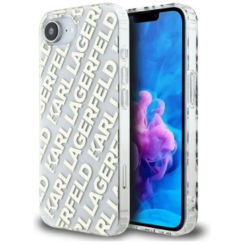 Karl Lagerfeld IML Repeat Logo Case for iPhone 16e, Gold