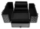 Beauty Trolley Makeup Suitcase on Wheels, Black