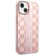 Karl Lagerfeld Mono Vertical Stripe iPhone 14 Plus Case, Pink
