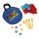 2in1 Pārnēsājama bērnu spēle (Cornhole un Darts), 21 gab + soma l Portable children\'s game (Cornhole and Darts)