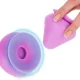 4Fizjo Trigger Point Massage Cone with Suction Cup, Pink