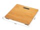 Bamboo Electronic Bathroom Scales with LCD Display and Thermometer, 180 kg