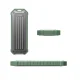 Portable M.2 NVMe/SATA SSD USB-C 3.2 drive bay - gray-green