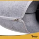 Purlov Cat Bed Tunnel, Grey