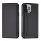 Magnet Card Case Wallet Flip Cover for iPhone 13 Pro Max, Black