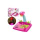 Kids Drawing Learning Projector Desk with Accessories Trace and Draw Projector Toy, Pink