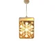 3D LED Window Stained Glass, Christmas Decoration, Warm Light