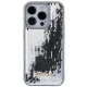 Guess iPhone 15 Pro Max Case Sequin Script Metal, Silver