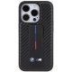 BMW iPhone 15 Pro Case Grip Stand Smooth & Carbon, Black