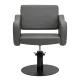 Hairdressing Chair Gabbiano Sewilla Grey with Black Base