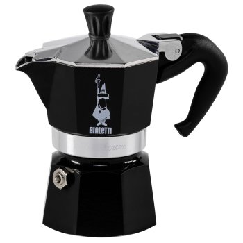Bialetti Moka Express Espresso Kafijas Kanna 1 Tase Melna