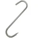 Meat Smoking Hooks, S-shaped, Stainless Steel, 15 pcs