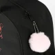 Kruzzel 26516 School / Sports Bag, 13L, Black / Pink